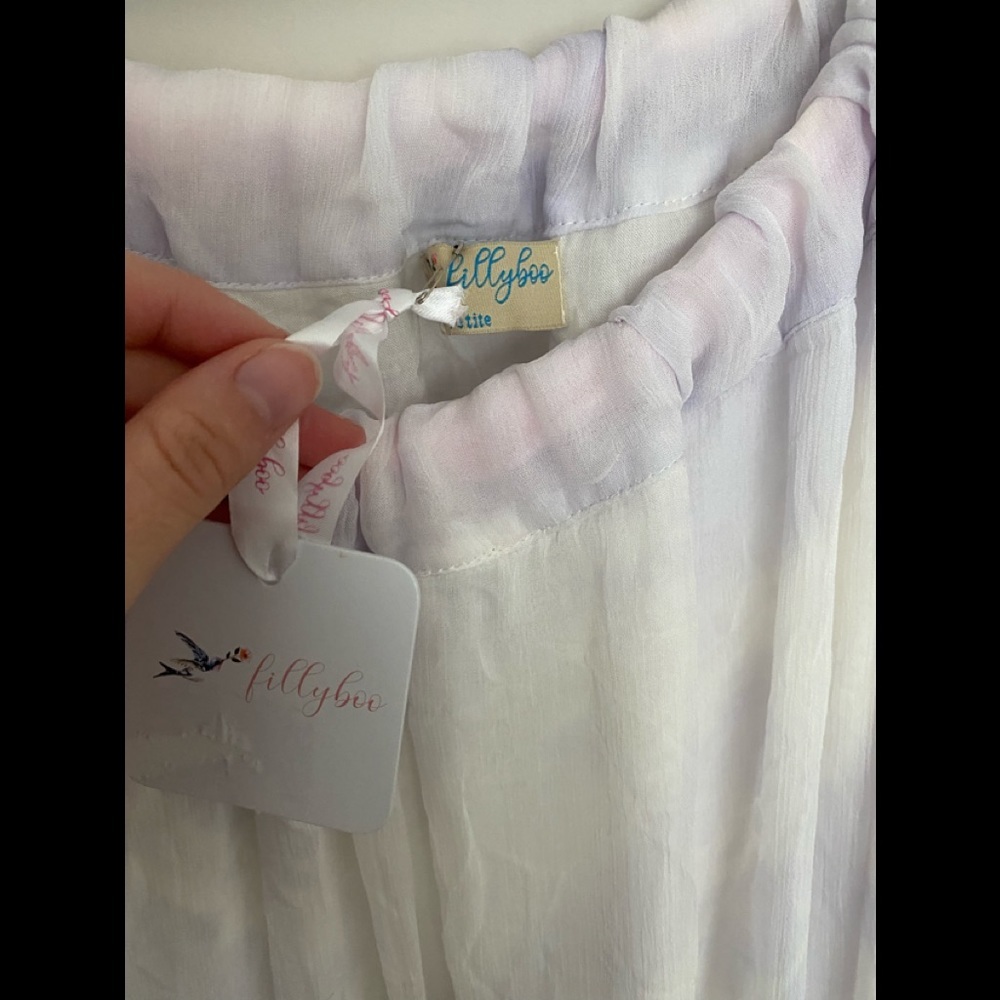 NWT Fillyboo Pastel Multicolored Maxi halter Dress - Picture 2 of 4
